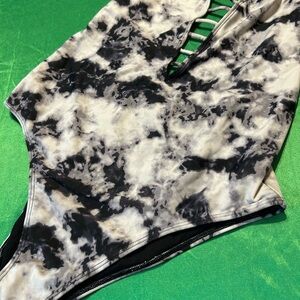 Hollister Black and White Bodysuit